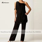 Lakshmigown, черное платье для матери, брючные костюмы, официальные женские вечерние платья, платья для матери жениха, платья 2022