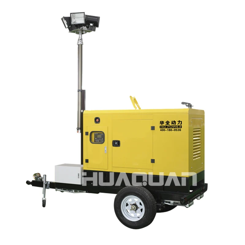Китайская Звукоизоляционная Мобильная башня дизельного генератора мощностью 15