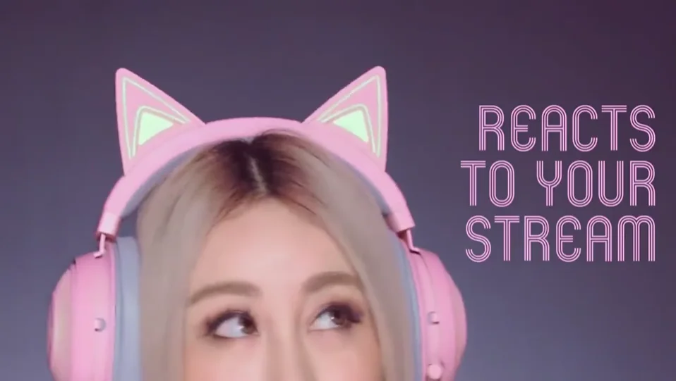 

Kraken Kitty Edition RZ04 R3M1 Quartz Pink Chroma RGB Lighting With Noise Cancelling Mic Wired Earphones USB Gaming Headset