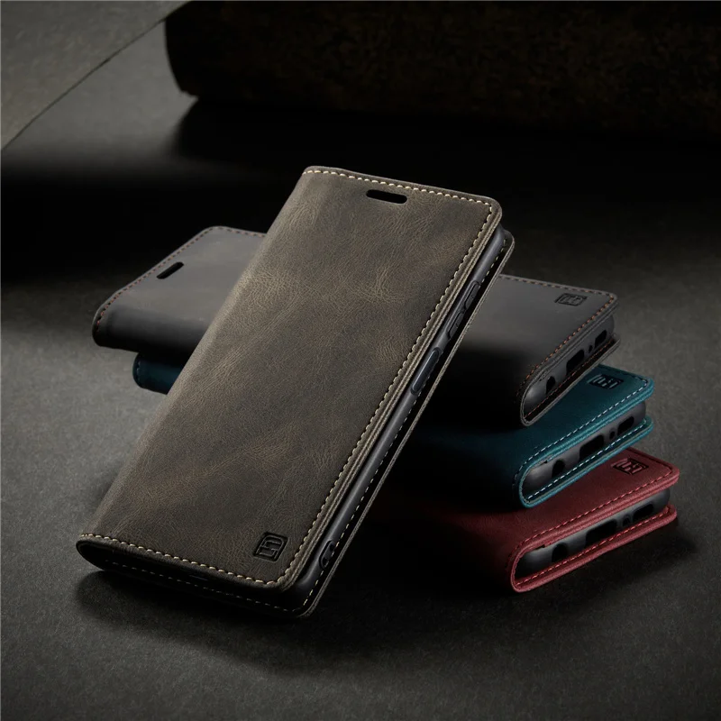 

For IPhone 12 Mini Case Retro Matte Soft Leather Phone Cover For IPhone 11Pro Max Flip Wallet Cases With RFID Blocking Material