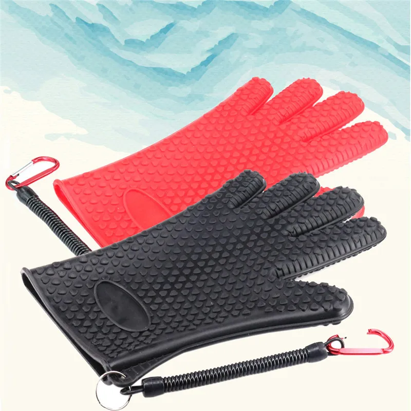 

1 шт. рыболовные перчатки, Нескользящие перчатки, утолщенные резиновые уличные рыболовные принадлежности, снасти, перчатки, рыболовные инст...
