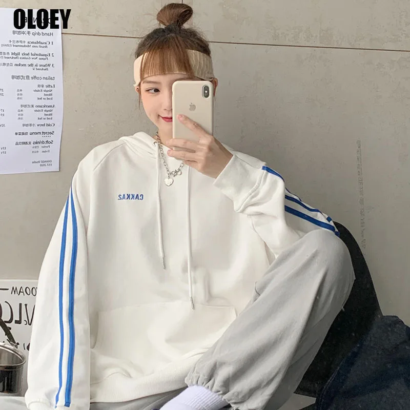 Толстовки с капюшоном женские милые в стиле Харадзюку бархатные универсальные