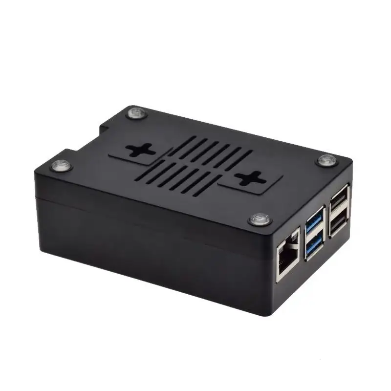 Raspberry Pi 4 ABS Case with Cooling Fan 5V 3A Power Supply Adapter Aluminum Heat Sink for Model B 4B | Компьютеры и офис