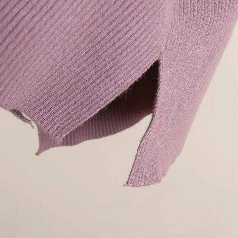 новогодний вязаный свитер женский большой размер водолазка кофта с длинным