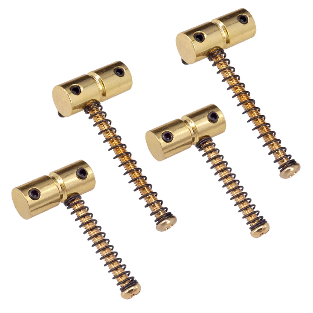 

2x M3*42mm + 2x M3*31.5mm Vintage Electric Guitar Bass Bridge String Saddles