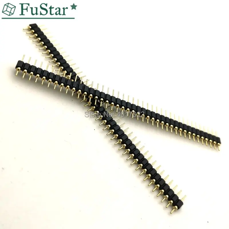 10 шт. 2 54 мм круглый штыревой разъем отверстие женский заголовок дополнительно 1*40P