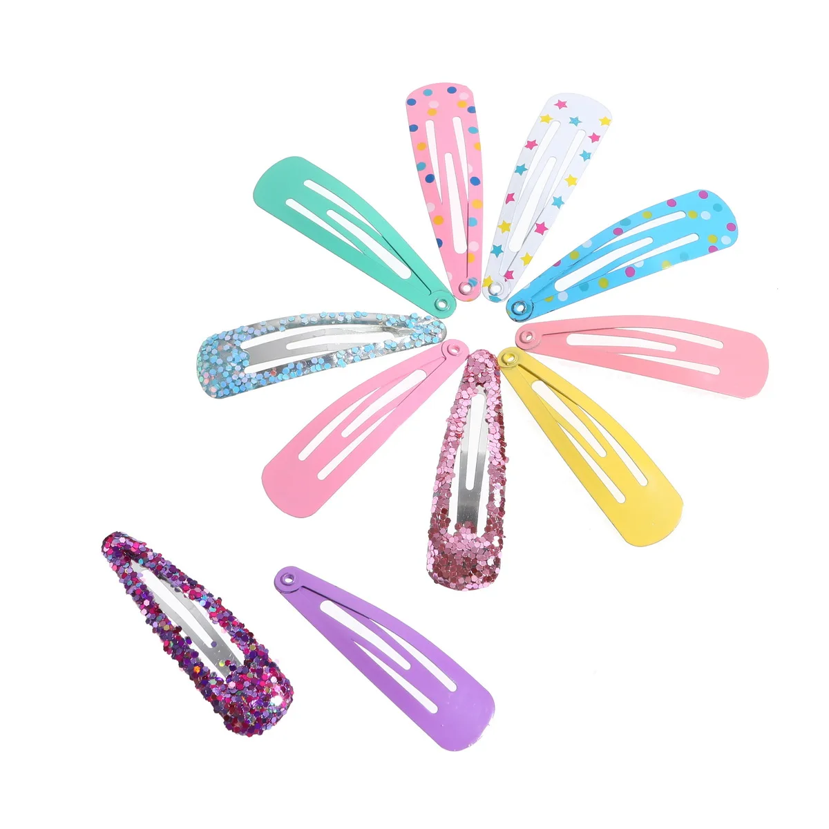 

On Sale 30PCS/Lot Accessories Candy Color Dripping Clip Princess Barrette Korean Hairclip Cartoon Headdress Hairpins for Girls