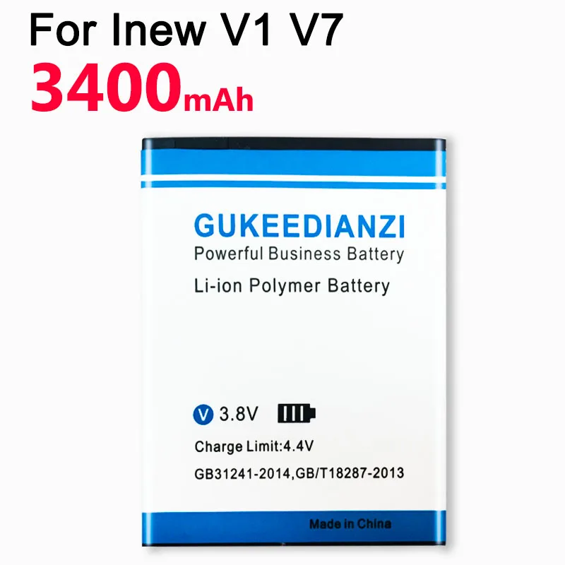 Аккумулятор gukeedianzi EL395468PV для Inew V1 V7 мобильный Замена 3400mAh аккумулятор телефона