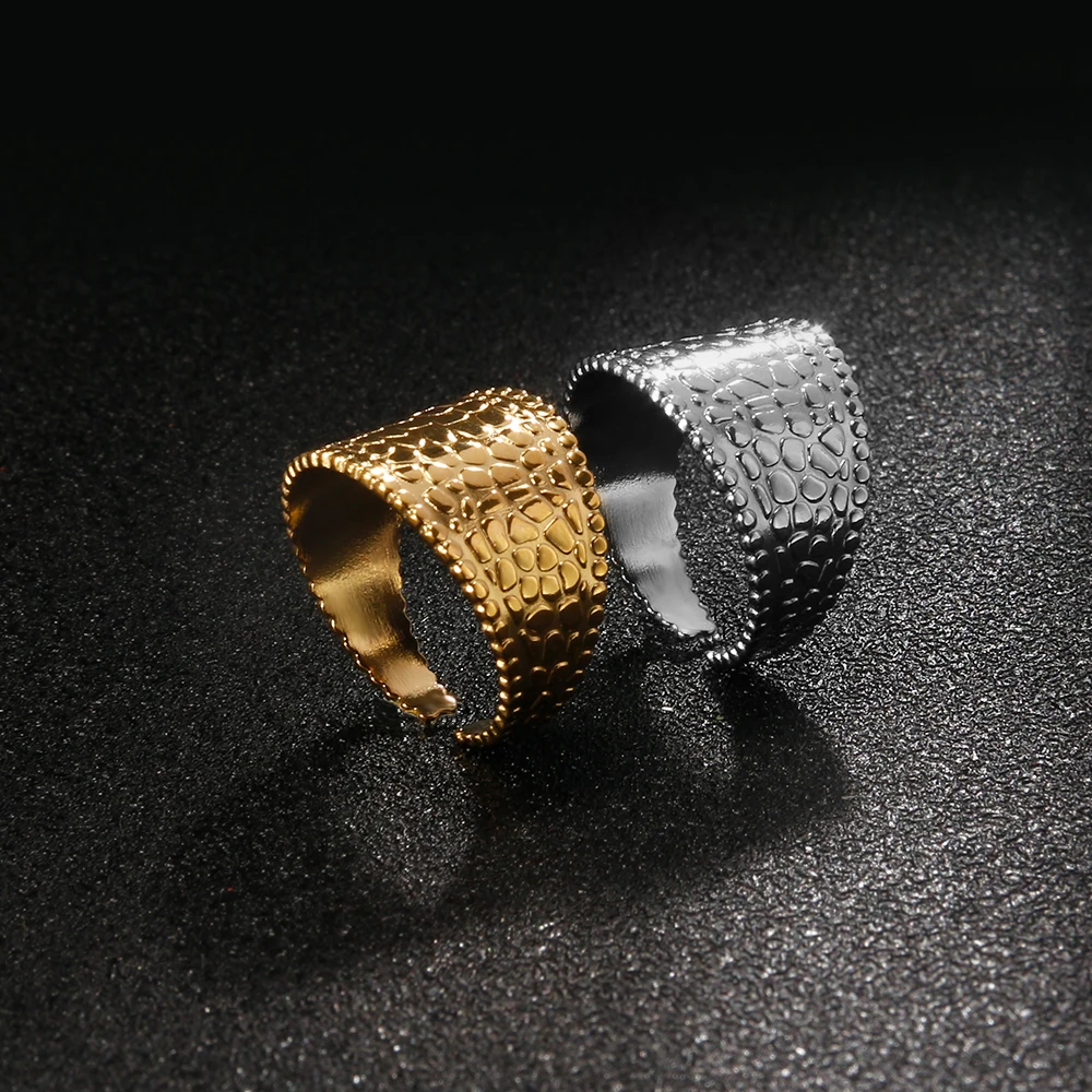 Роскошные Золотые открытые кольца для женщин новинка 2021 модные готические