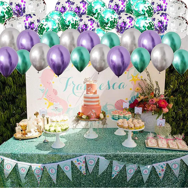 20 шт./лот 12 дюймов латексные шары и цветные Конфетти День Рождения украшения микс