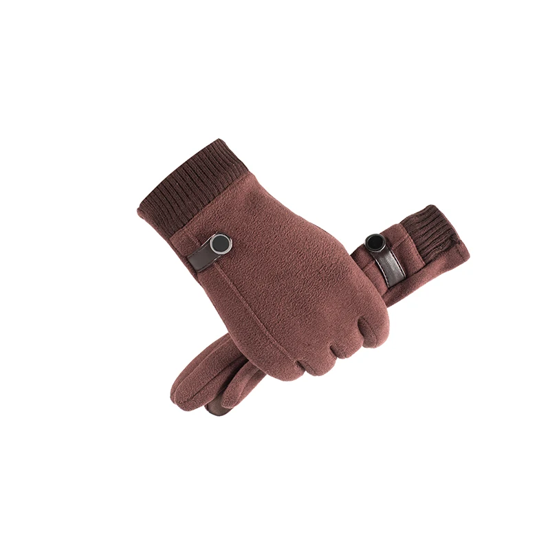 Оптовая продажа с фабрики 2021 Мужские осенне-зимние Бархатные теплые перчатки