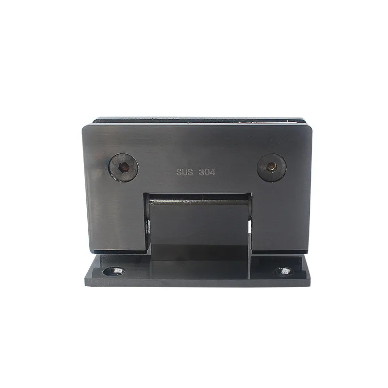 Сэндвич-дверь из нержавеющей стали черная титановая без рамки 90 градусов |