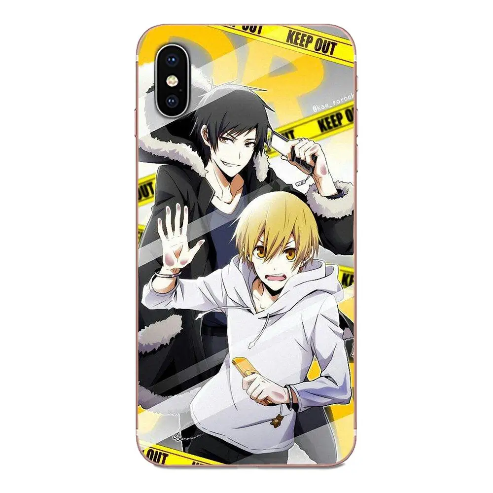 ТПУ для Samsung Galaxy Note 8 9 10 Pro S4 S5 S6 S7 S8 S9 S10 S11 S11E S20 Edge Plus Ultra Anime Durarara|Бамперы| |