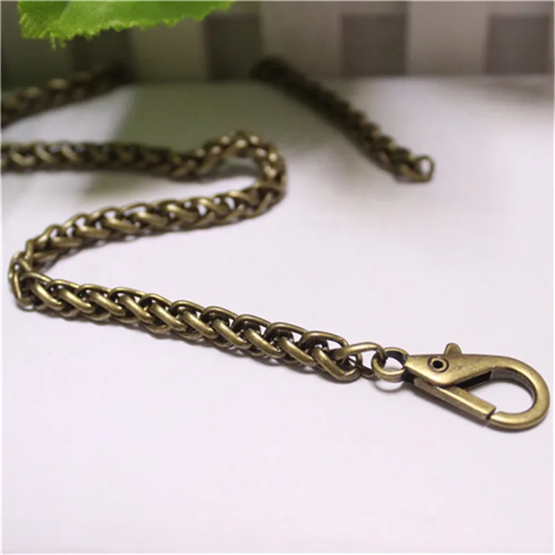 02-Copper 100/110/120 см Алюминий металлической цепью DIY Замена сумка, цепь на ремешке для цвета: золотистый, серебристый ручек сумок аксессуары для сумок - Цвет: 02-Copper