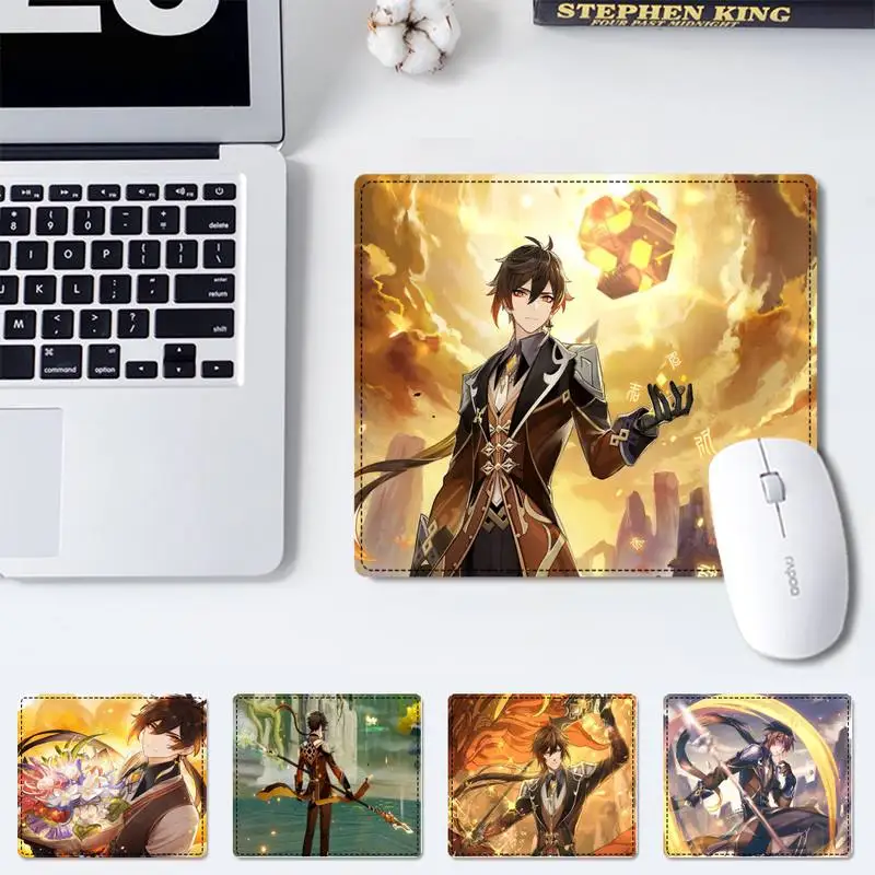 

Fashion Genshin Zhongli Mouse Pad Small Size Rubber Mouse Pad Gaming Player Desktop Pad Computer Laptop Mouse Pad