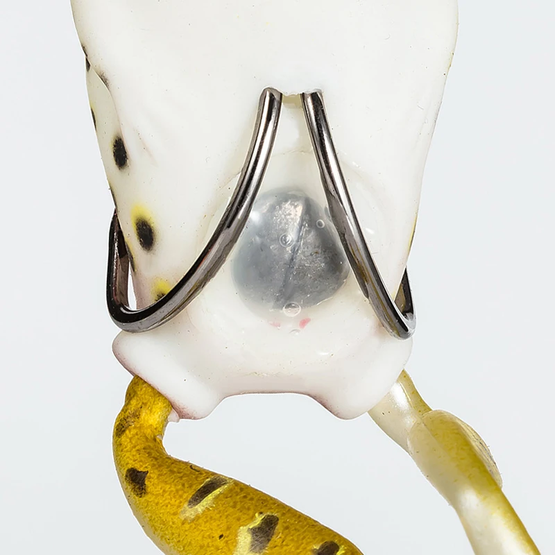 

New Frog Lures Simulation Soft Fishing Lure Bionic Soft Bait Set Double Hook For Fishing and Anglers XD88