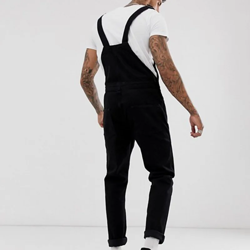 CYSINCOS новые модные мужские рваные джинсы комбинезоны Hi Street потертые джинсовые для