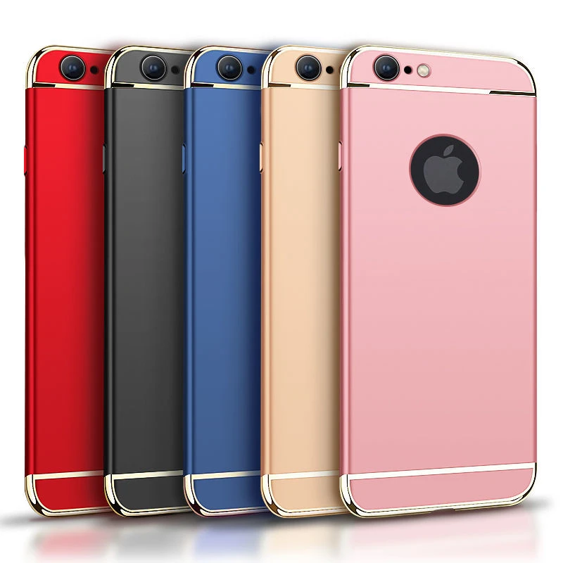 

TNSULY For iPhone 6S Case Electroplating Fitted Frosted Hard Shell Anti knock 6Plus Cover