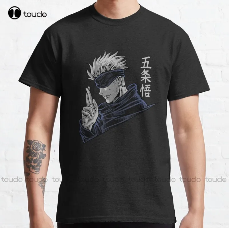 

New Gojo Satoru Jujutsu Classic T-Shirt Cotton Tee Shirt S-5Xl Unisex 90s shirt