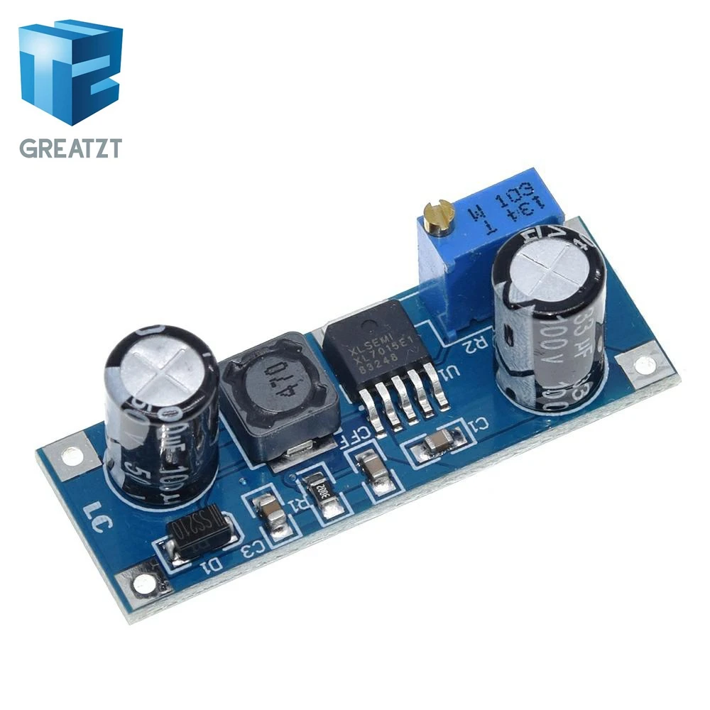 GREATZT XL7015 DC Dc понижающий модуль преобразователя 5V 80V широкий вход напряжения 7005A