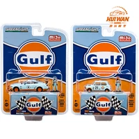 new greenlight 164 mijo austin mini cooper 21 limited custom collection die cast alloy car model with gulf dolls