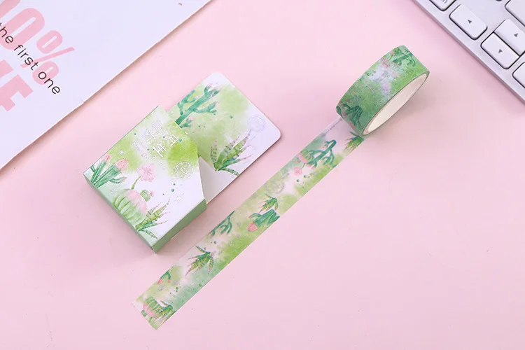 Милые ленты для фруктов Васи Kawaii клейкая лента цветок маскировки ленты для детей Скрапбукинг DIY фото принадлежности для альбома канцелярские принадлежности