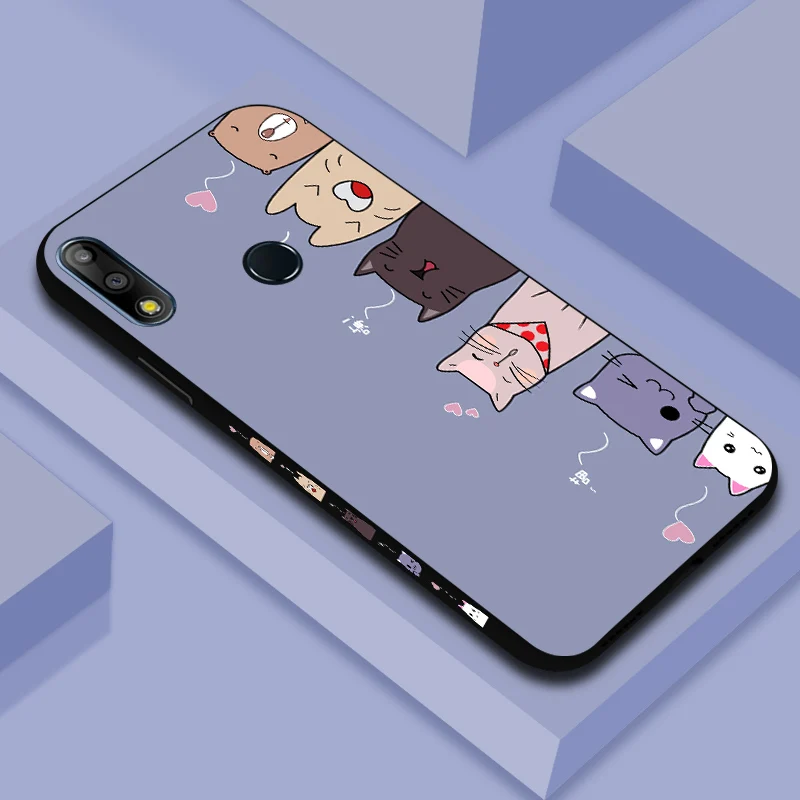 Милый мультяшный боковой чехол для телефона Asus Zenfone Max Pro M2 ZB631KL ZB633KL Мягкая