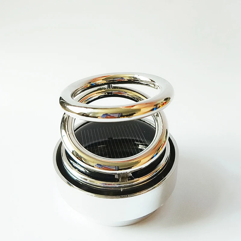 

Solar Double Ring Rotating Suspension Car Perfume Air Freshener M8617