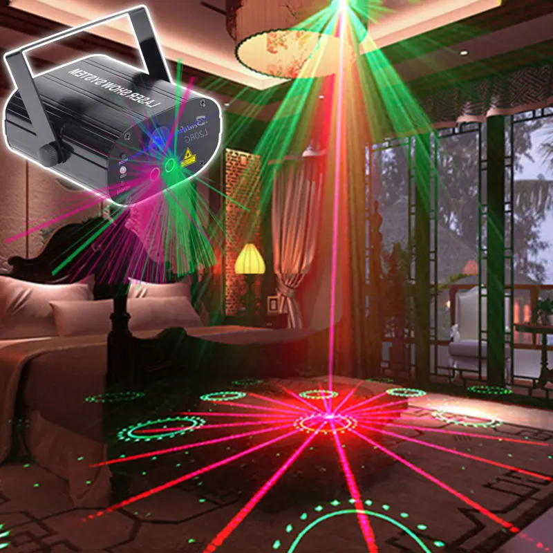 Контроллер DMX512 Освещение Сцены RGB Лазерный Проектор 100 Моделей Сканер