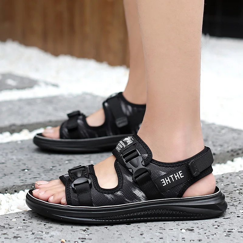 

Rubber Sandals Men Summer Mens Sandals Men Sandal Shoes Large Sandale Homme Gladiator For Beach Slip On Sandalias Roman