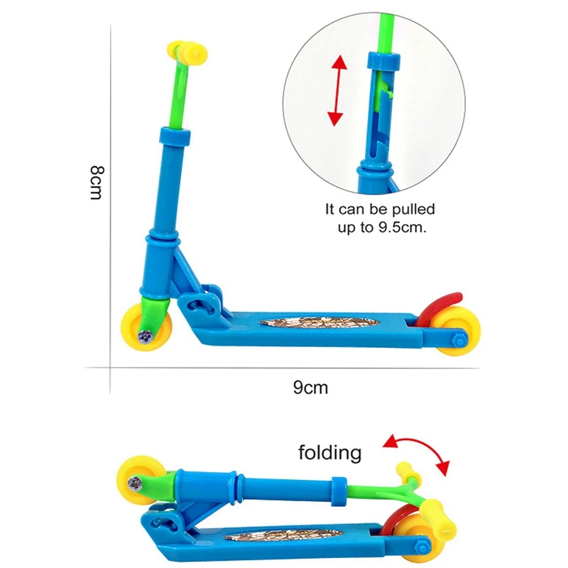 Минимодель скутер для пальца модель со скейтбордом детей детские развивающие
