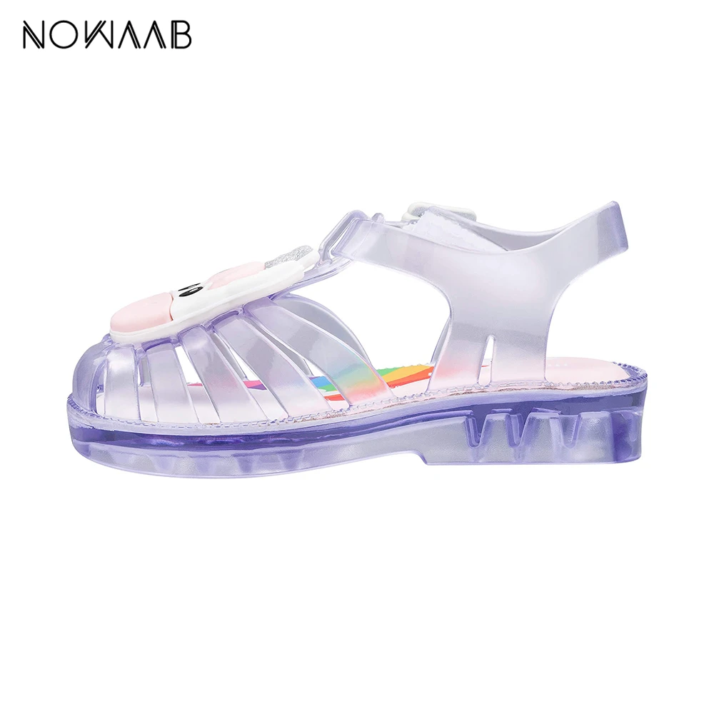 Mini Melissa/римские сандалии для мальчиков и девочек с единорогом лето 2020 новые