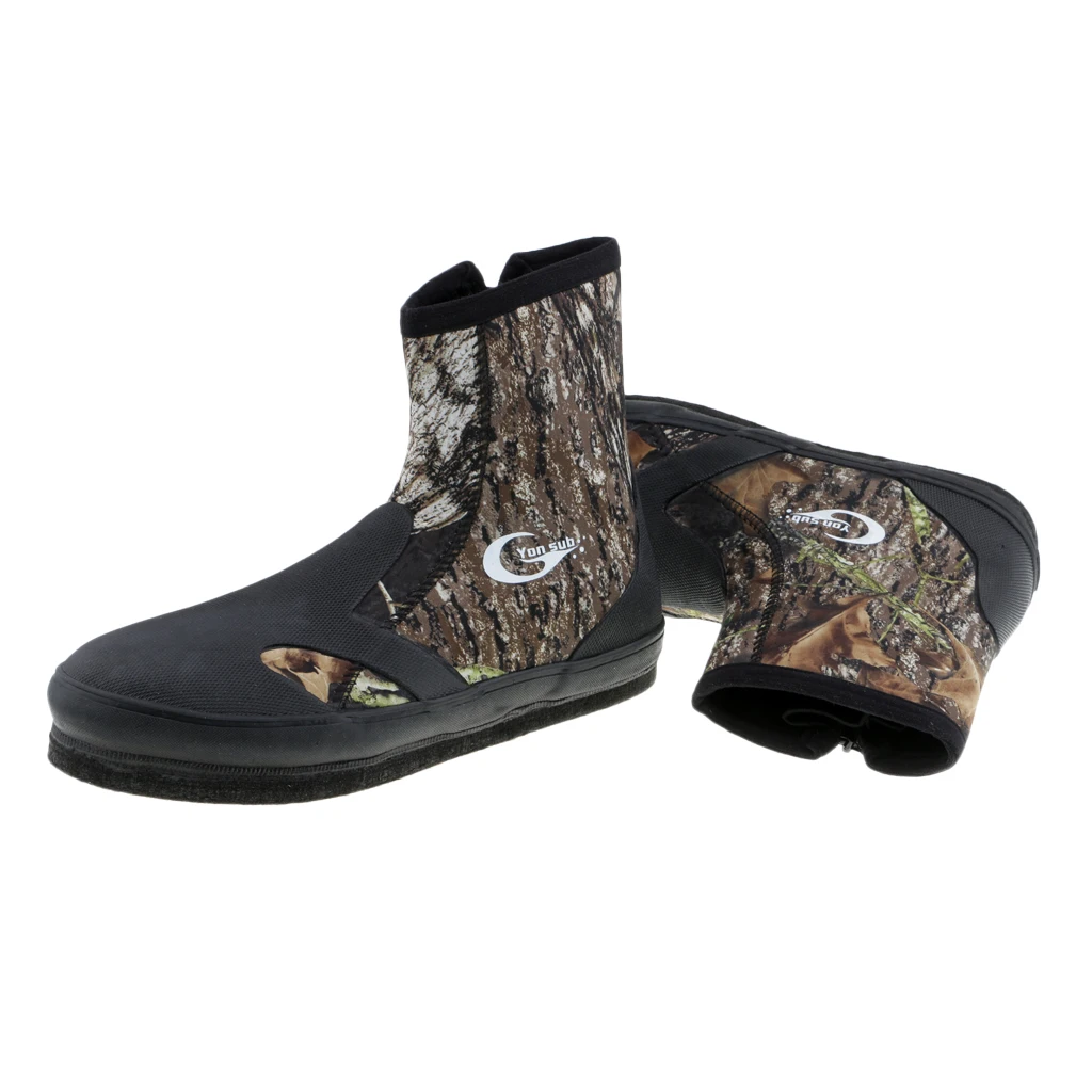 Fishing Shoes 3XL Премиум неопреновые Нескользящие ботинки для дайвинга 5 мм обувь для подводного плавания и подводного плавания обувь для рыбалки дышащая обувь износостойкая теплая удобная - Цвет: Fishing Shoes 3XL