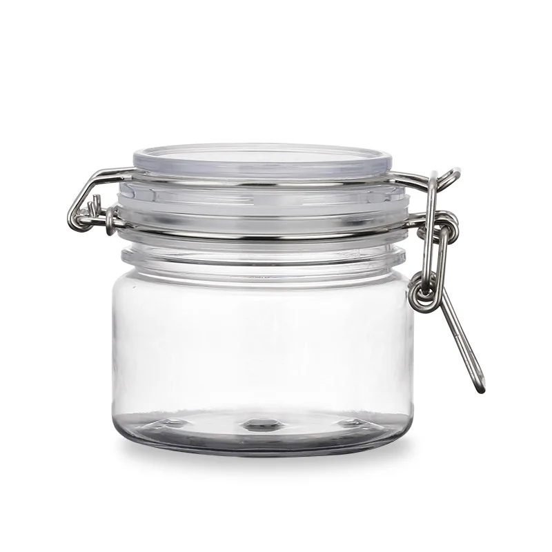 200 г прозрачная конусная пластиковая банка для крема герметичный горшок/банка