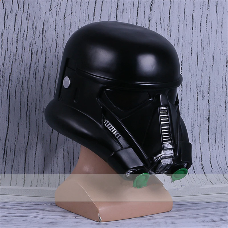 Новинка; аниме «Звездные войны: Изгой Один: Звездные Войны История Death Trooper специалист шлем маски для косплей, черная, штурмовые отряды ПВХ маски вечерние костюмы на Хэллоуин опора