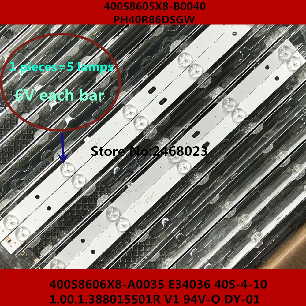 Новинка 100% подсветка ЖК-телевизора хорошего качества 60 шт./лот для 400S8606X8-A0035 E34036