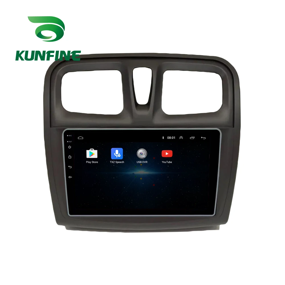Восьмиядерный автомобильный DVD-плеер Android 10 0 GPS-навигация для Renault sandero symbol 2014 2015 2016