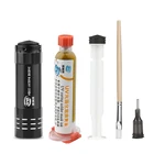 Масляная масляная УФ-маска 10 куб. См, чернила BGA PCB, краска для предотвращения коррозионной дуги, флюс паяльной пасты чернил