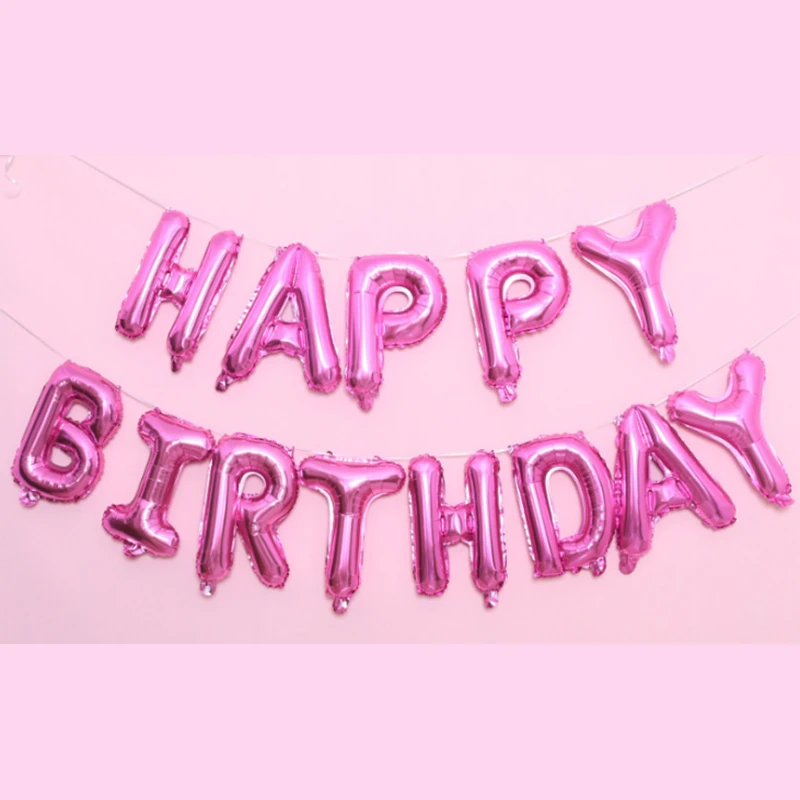 Украшения на день рождения Детские воздушные шары для девочек набор с розовым