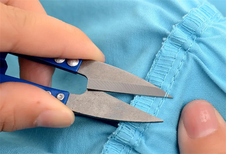 V Shape Vintage Stainless Steel Scissors Antique Craft Embroidery Trimming Sewing garment cross stitch scissors | Дом и сад