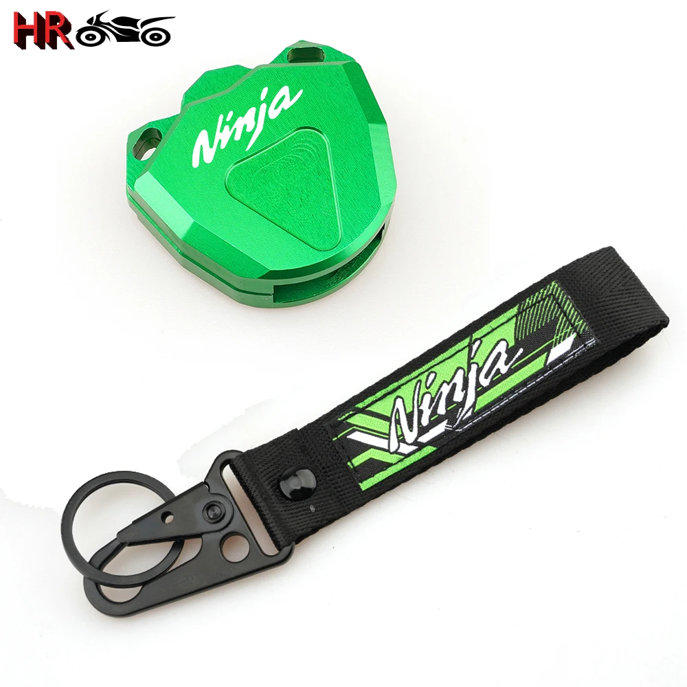 

Для Kawasaki Ninja 250 400 650 NINJA400 NINJA650 2010-2020 2021 мотоциклетный высококачественный чехол для ключей чехол и брелок с вышивкой