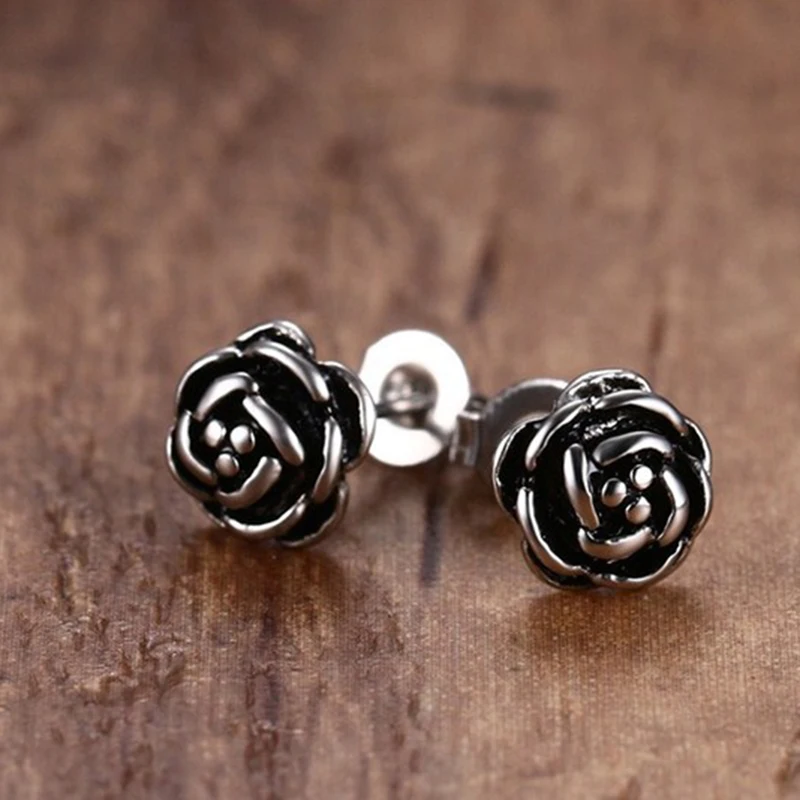 Женские серьги гвоздики в стиле панк/готика Ювелирное Украшение для ушей с
