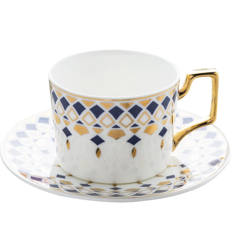 Современный роскошный Европейский маленький Набор чашек и блюдец чашка для