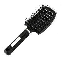 women men hair scalp massage comb bristle nylon hairbrush wet curly detangle hair brush for salon hairdressing styling tools
