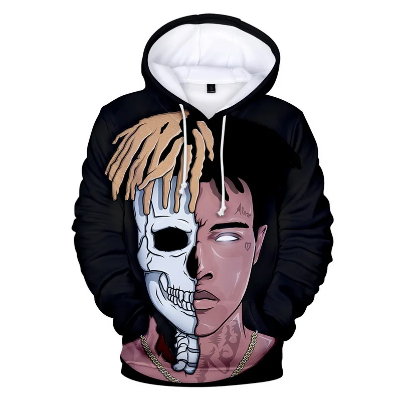 Xxxtentacion толстовки стильные мужские брендовые модные толстовки образец 3D принт осенние пуловеры с длинными рукавами в стиле хип-хоп Большие размеры