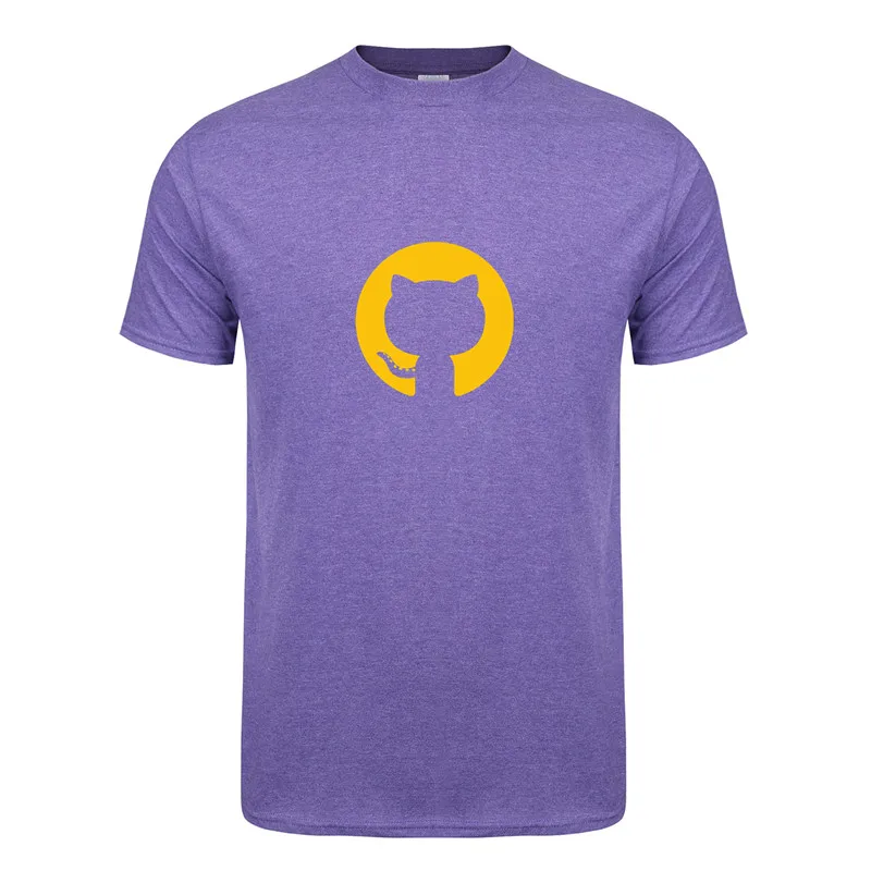 Anitique Purple Футболка Github программатор программа ape Программирование гиковская рубашка футболка с короткими рукавами LH-149 - Цвет: Anitique Purple
