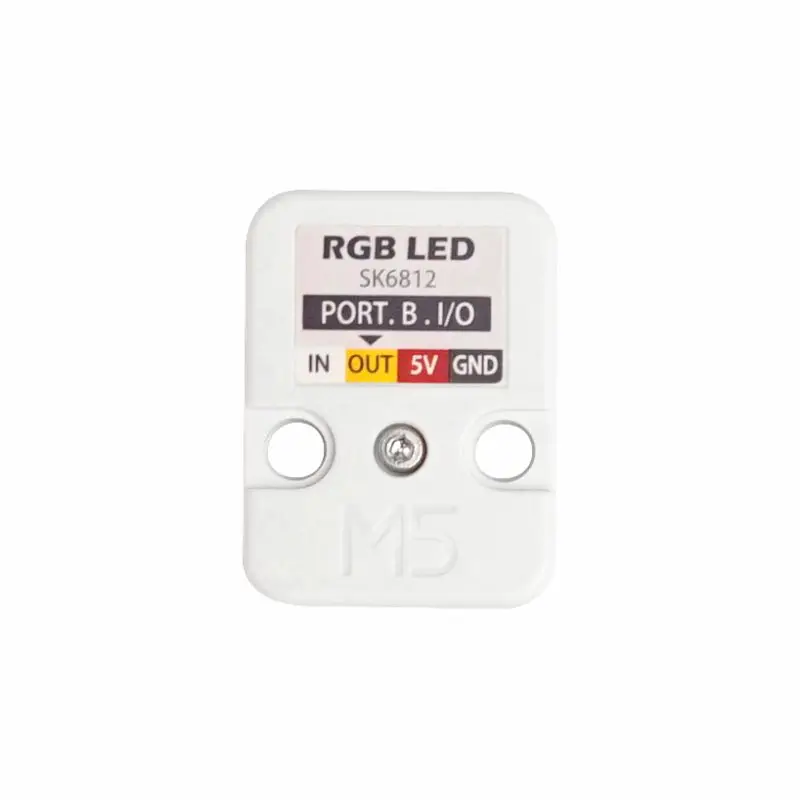 M5Stack официальный RGB светодиодный блок SK6812 Arduino Блокировка программа светофора