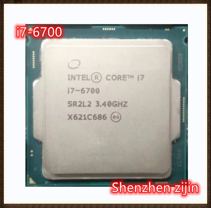 Процессор Intel Core i7-6700 i7 6700 3 4 ГГц четырехъядерный восьмипоточный процессор 65 Вт LGA