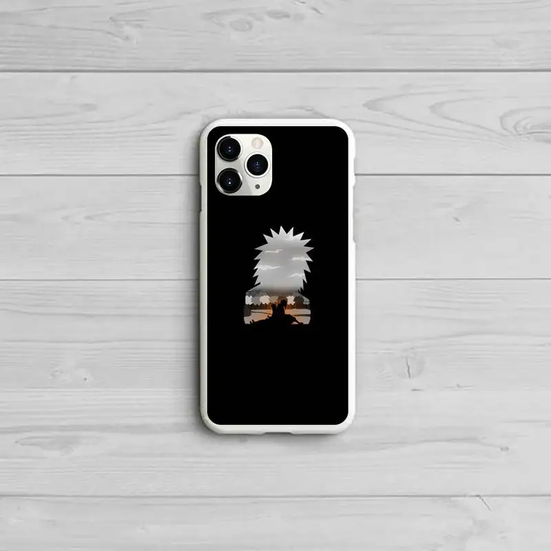 

Cool Anime Naruto Phone Case Candy Color White for iPhone 11 pro XS MAX 8 7 6 6S Plus X 5S SE 2020 XR
