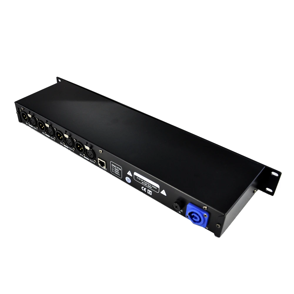 TIPTOP Интерфейс DMX разветвитель сигнала 4 Порты и разъёмы контроллер 512